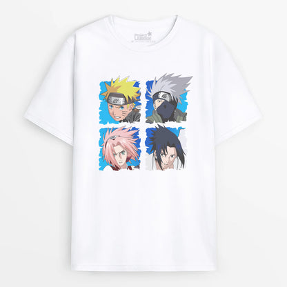 Shippuden 4 Heads Naruto Unisex T-Shirt